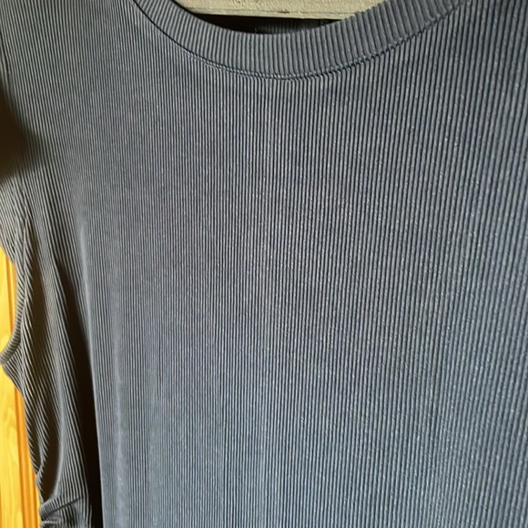 Navy Blue Ruffle Sleeve Jumpsuit size XL - Picture 4 of 8